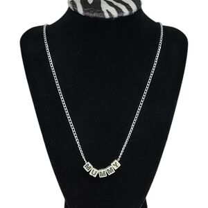 Hand Crafted MUMMY Block Letter Necklace Custom Word Handmade Jewelry Halloween